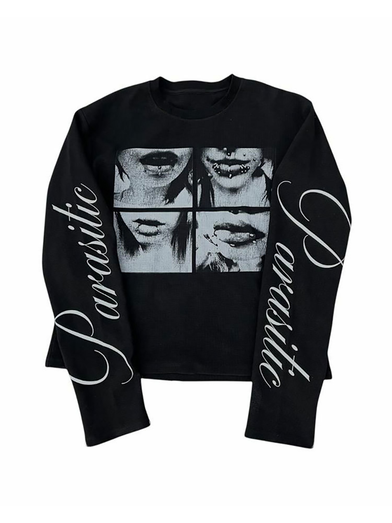 Street Fashion Y2K - Camiseta de manga comprida com estampa