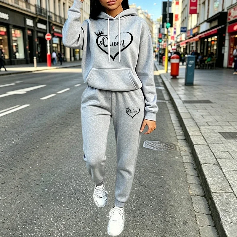 Queen Street Fashion - Conjuntos femininos Queen, moda casual, moletom